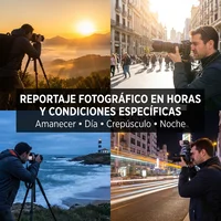 Reportaje fotográfico en condiciones especiales